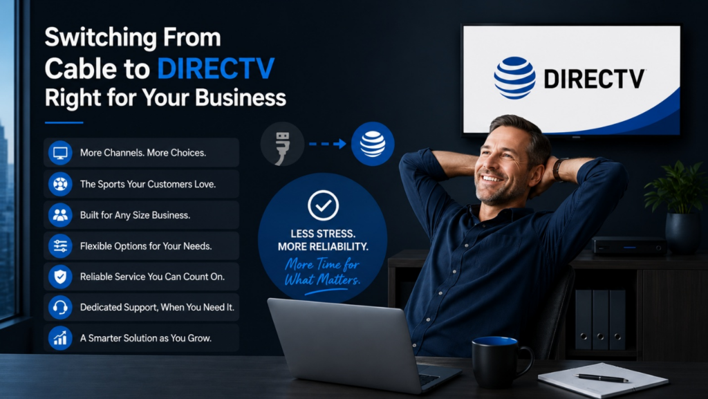 Switching From Cable To DIRECTV Rigt For Your Business