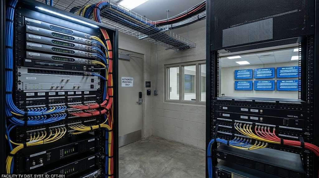 tv distribution equipment.